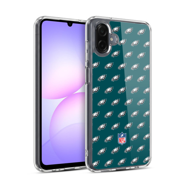 NFL Philadelphia Eagles Artwork Patterns Soft Gel Case for Samsung Galaxy A07 4G