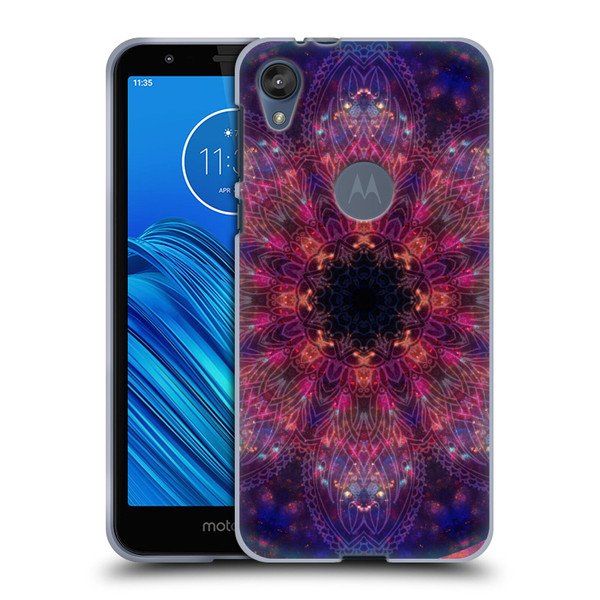 Aimee Stewart Mandala Doodle Flower Soft Gel Case for Motorola Moto E6