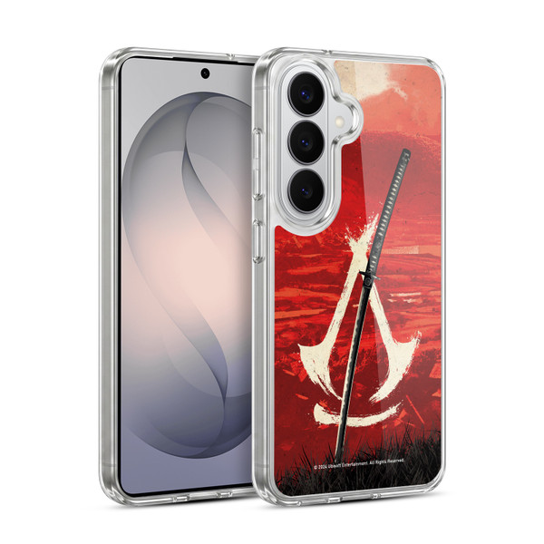 Assassin's Creed Shadows Graphics Crest Katana Soft Gel Case for Samsung Galaxy S26 Plus