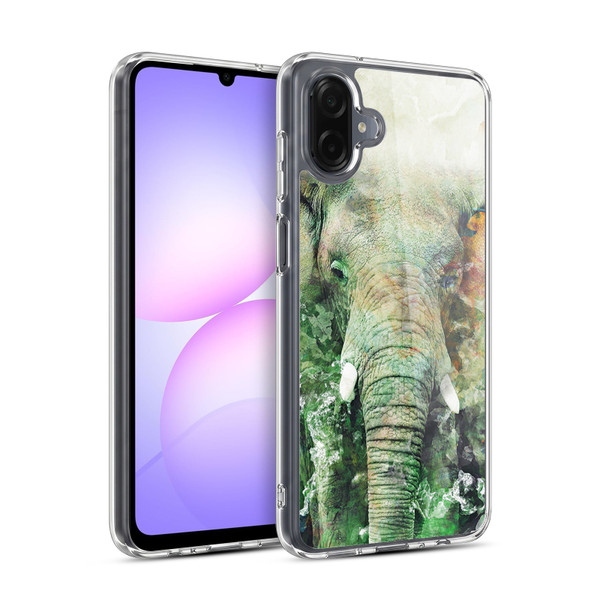 Riza Peker Animals Elephant Soft Gel Case for Samsung Galaxy A07 4G