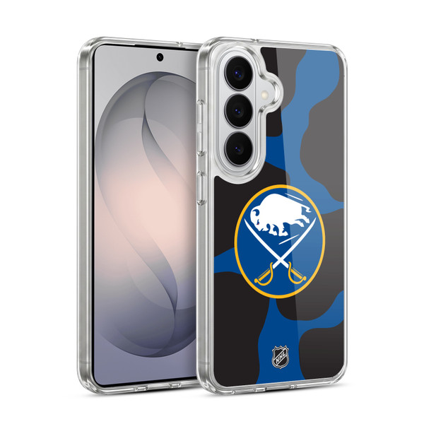 NHL Buffalo Sabres Cow Pattern Soft Gel Case for Samsung Galaxy S26