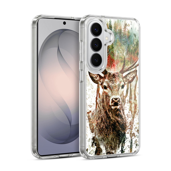 Riza Peker Animals Deer Soft Gel Case for Samsung Galaxy S26