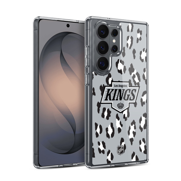 NHL Los Angeles Kings Leopard Pattern Soft Gel Case for Samsung Galaxy S26 Ultra