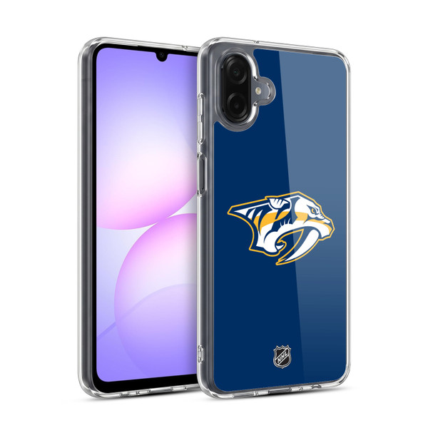 NHL Nashville Predators Plain Soft Gel Case for Samsung Galaxy A07 4G