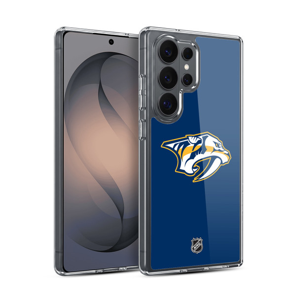NHL Nashville Predators Plain Soft Gel Case for Samsung Galaxy S26 Ultra