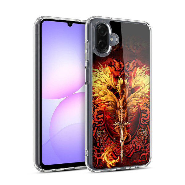 Ruth Thompson Dragons Flameblade Soft Gel Case for Samsung Galaxy A07 4G