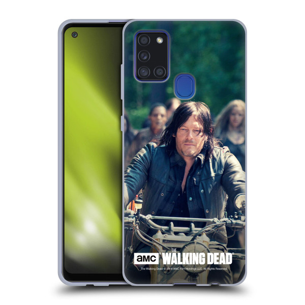 AMC The Walking Dead Daryl Dixon Bike Ride Soft Gel Case for Samsung Galaxy A21s (2020)