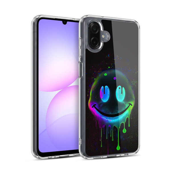 Wumples Cosmic Arts Drip Smiley Soft Gel Case for Samsung Galaxy A07 4G