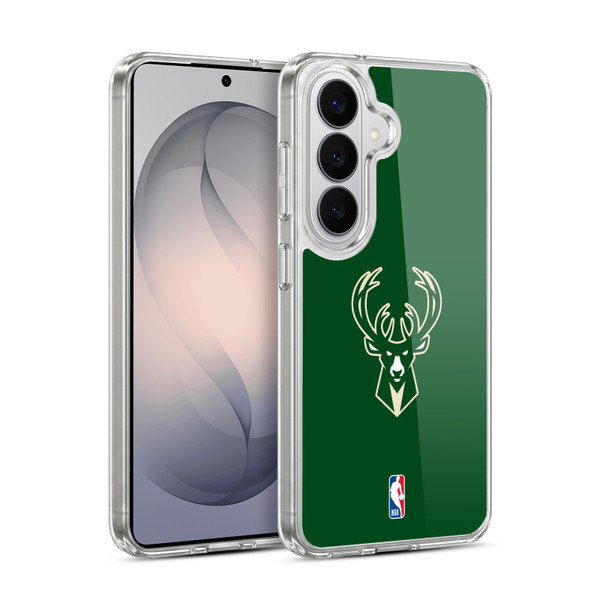NBA Milwaukee Bucks Plain Soft Gel Case for Samsung Galaxy S26