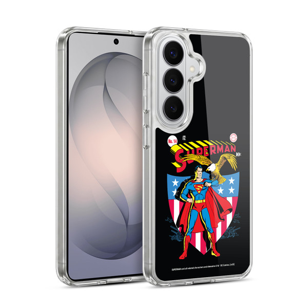 Superman DC Comics Famous Comic Book Covers Number 14 Soft Gel Case for Samsung Galaxy S26 Plus