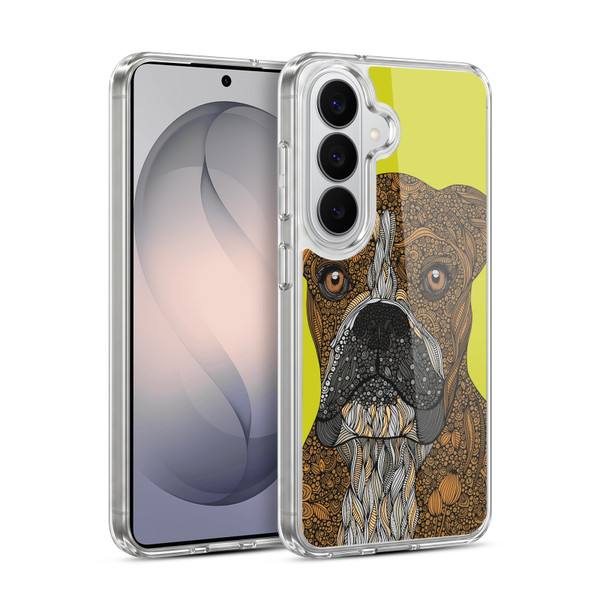 Valentina Dogs Boxer Soft Gel Case for Samsung Galaxy S26
