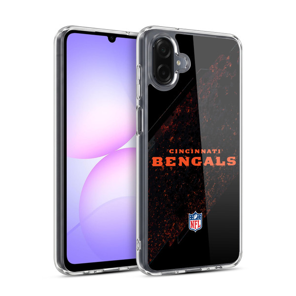 NFL Cincinnati Bengals Logo Blur Soft Gel Case for Samsung Galaxy A07 4G