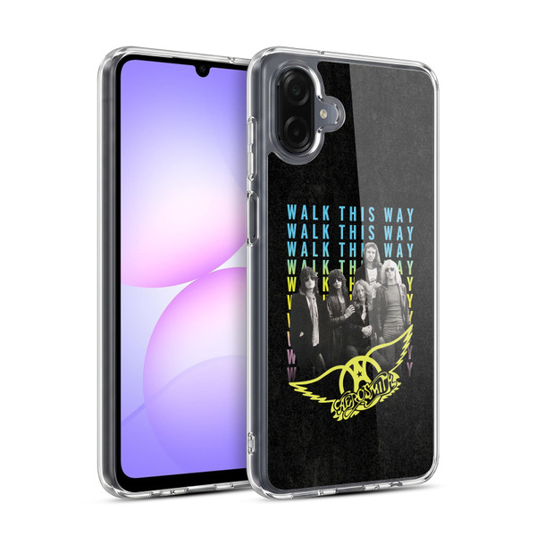 Aerosmith Classics Walk This Way Soft Gel Case for Samsung Galaxy A07 4G