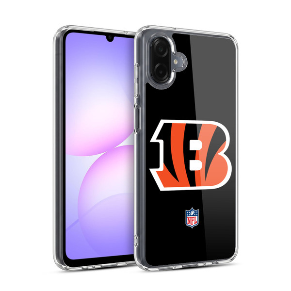 NFL Cincinnati Bengals Logo Plain Soft Gel Case for Samsung Galaxy A07 4G