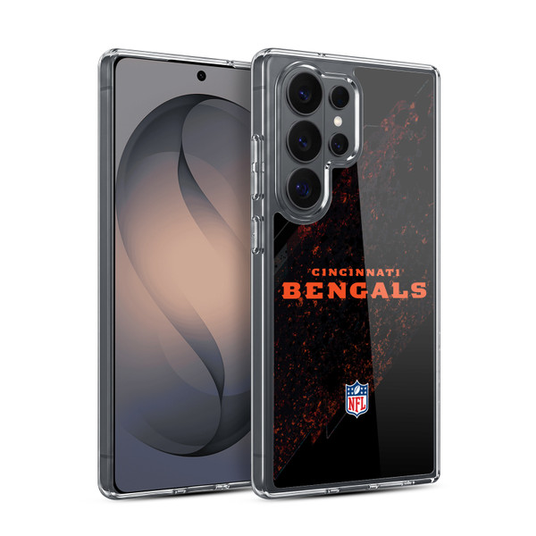 NFL Cincinnati Bengals Logo Blur Soft Gel Case for Samsung Galaxy S26 Ultra