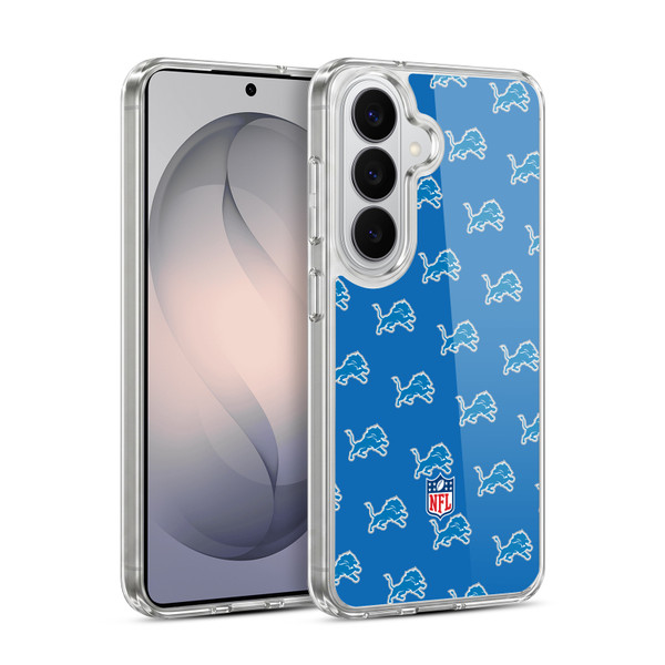 NFL Detroit Lions Artwork Patterns Soft Gel Case for Samsung Galaxy S26