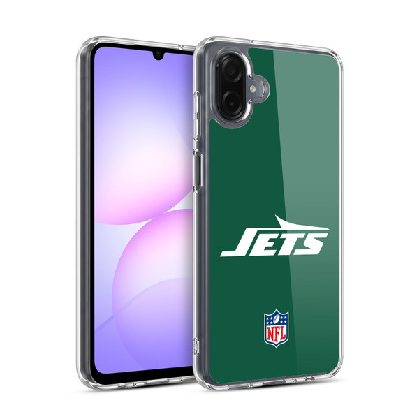 NFL New York Jets Logo Plain Soft Gel Case for Samsung Galaxy A07 4G