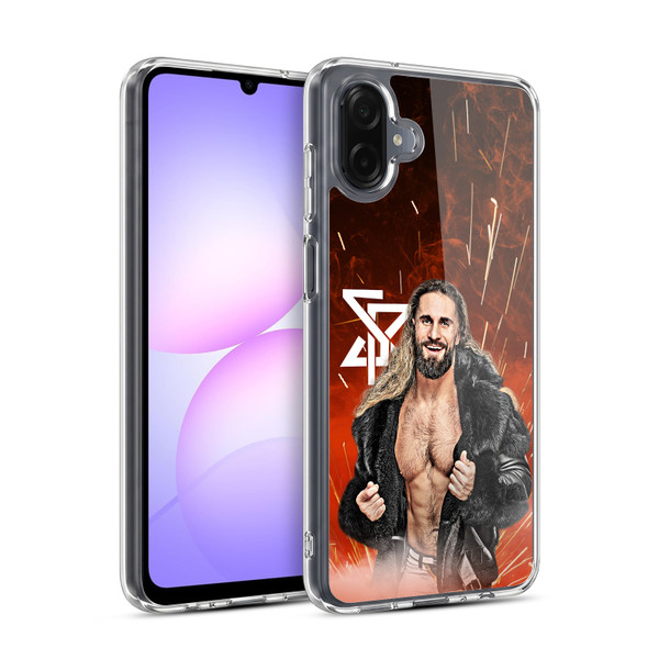 WWE Seth Rollins Graphic Portrait Soft Gel Case for Samsung Galaxy A07 4G