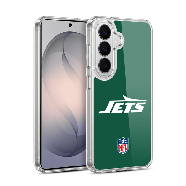 NFL New York Jets Logo Plain Soft Gel Case for Samsung Galaxy S26 Plus