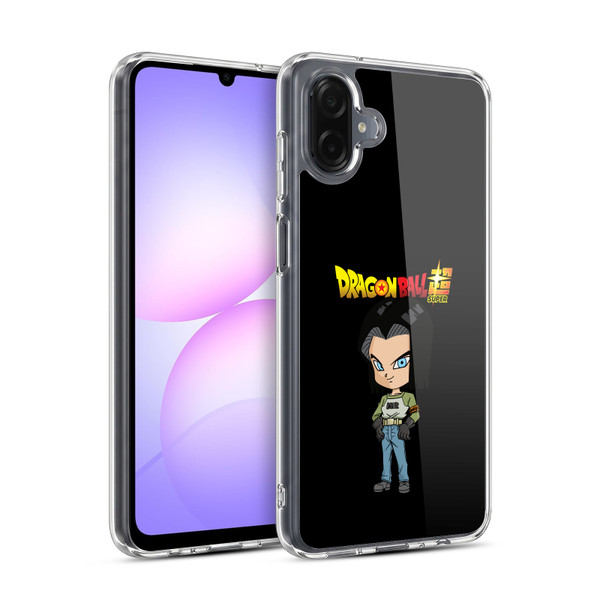 Dragon Ball Super Characters Android 17 Soft Gel Case for Samsung Galaxy A07 4G