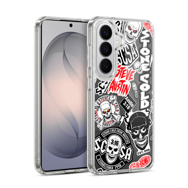 WWE Stone Cold Steve Austin Icons Soft Gel Case for Samsung Galaxy S26 Plus