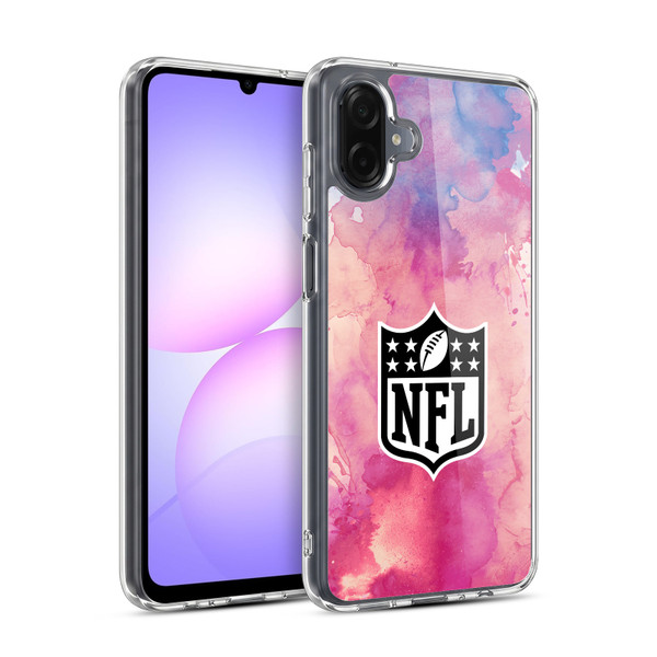 NFL Shield Watercolor Soft Gel Case for Samsung Galaxy A07 4G