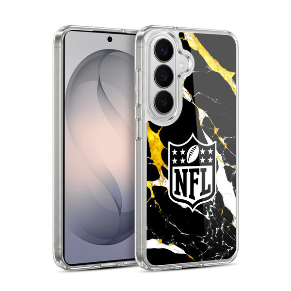 NFL Shield Marble Soft Gel Case for Samsung Galaxy S26 Plus
