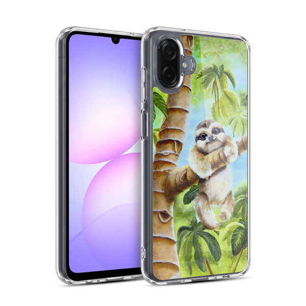 Lisa Sparling Creatures Cutest Sloth Soft Gel Case for Samsung Galaxy A07 4G