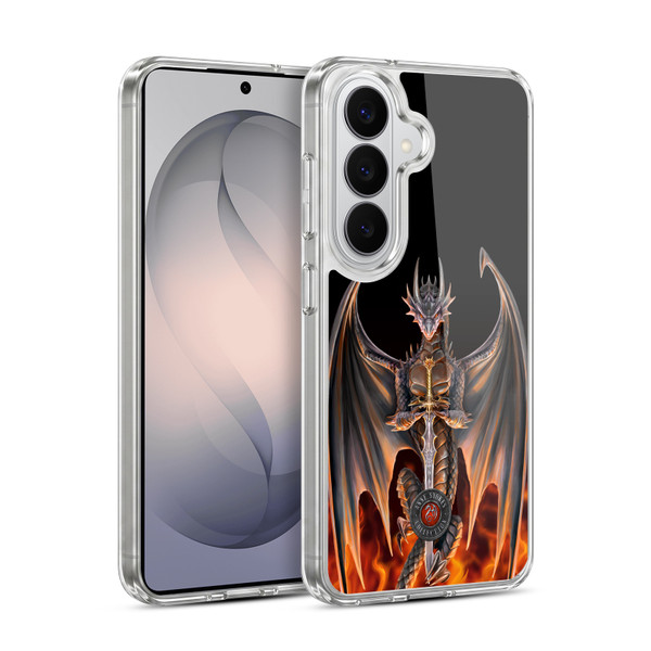 Anne Stokes Dragons 4 Warrior Soft Gel Case for Samsung Galaxy S26