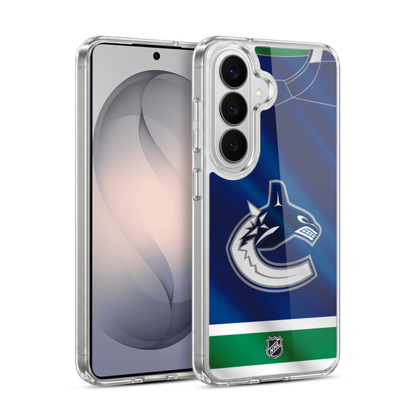 NHL Vancouver Canucks Jersey Soft Gel Case for Samsung Galaxy S26 Plus