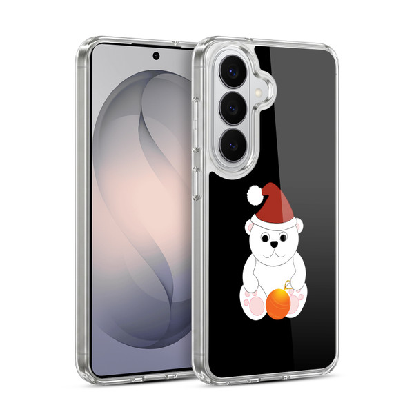 PLdesign Christmas Polar Bear Soft Gel Case for Samsung Galaxy S26 Plus