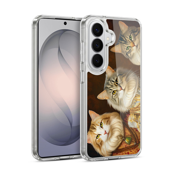 Michael David Ward Animals Fancy Cats Soft Gel Case for Samsung Galaxy S26 Plus