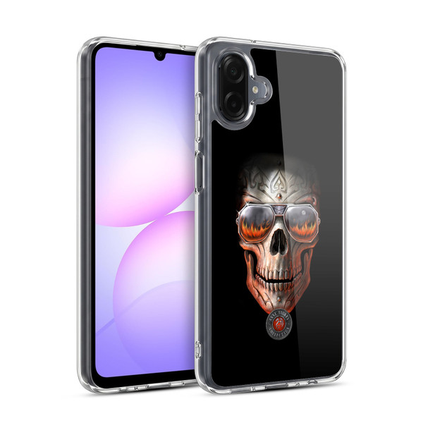 Anne Stokes Skull Hellfire Soft Gel Case for Samsung Galaxy A07 4G