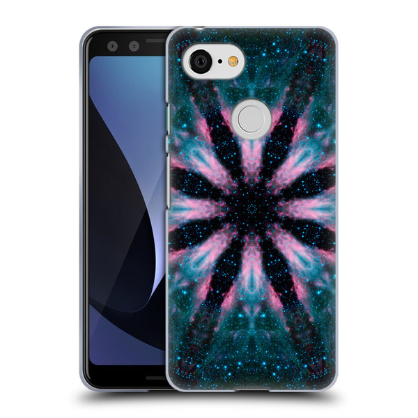 Aimee Stewart Mandala Floral Galaxy Soft Gel Case for Google Pixel 3