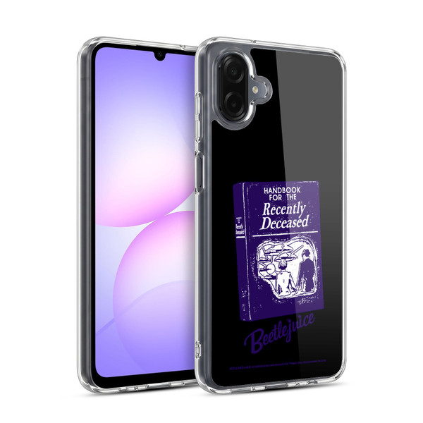 Beetlejuice Graphics Handbook Soft Gel Case for Samsung Galaxy A07 4G