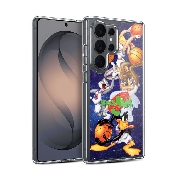 Space Jam (1996) Graphics Poster Soft Gel Case for Samsung Galaxy S26 Ultra