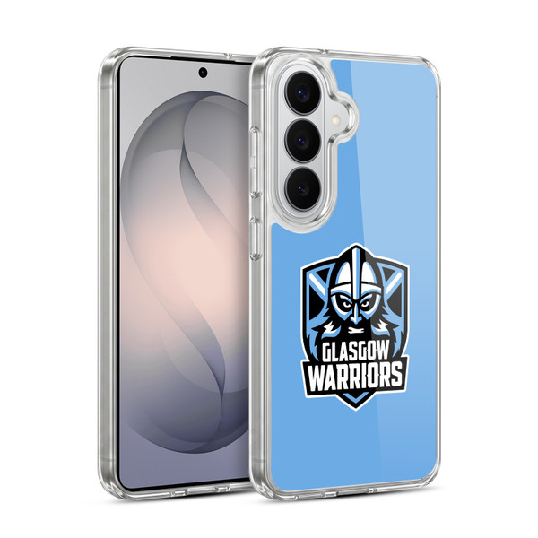 Glasgow Warriors Logo Plain Blue Soft Gel Case for Samsung Galaxy S26 Plus