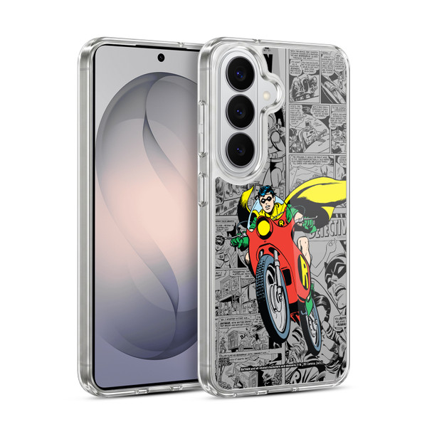 Batman DC Comics Robin Comic Book Collage Soft Gel Case for Samsung Galaxy S26 Plus
