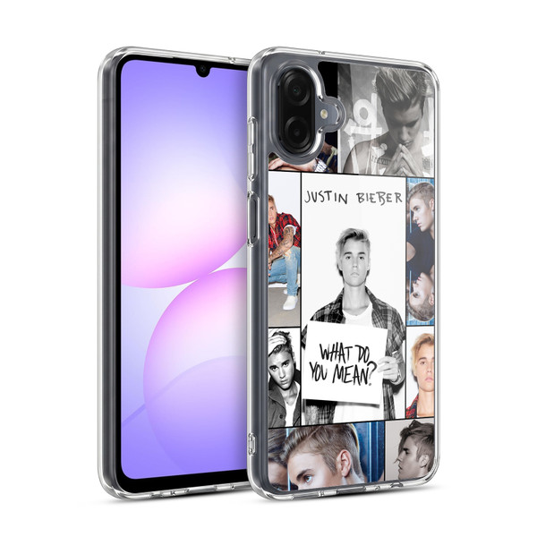 Justin Bieber Purpose Grid Poster Soft Gel Case for Samsung Galaxy A07 4G