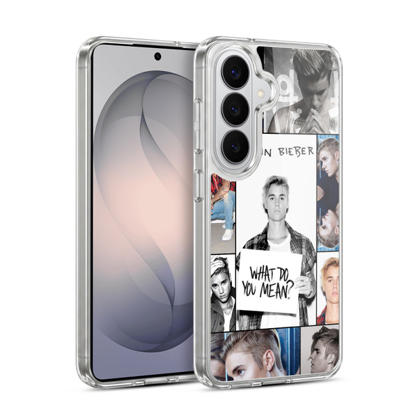 Justin Bieber Purpose Grid Poster Soft Gel Case for Samsung Galaxy S26 Plus