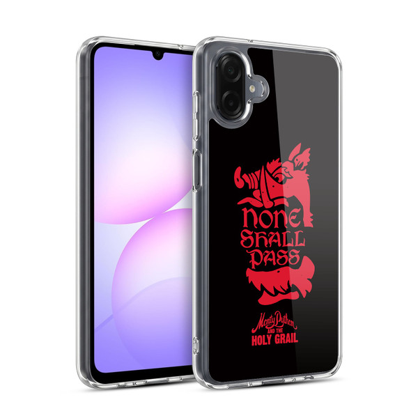 Monty Python Key Art None Shall Pass Soft Gel Case for Samsung Galaxy A07 4G