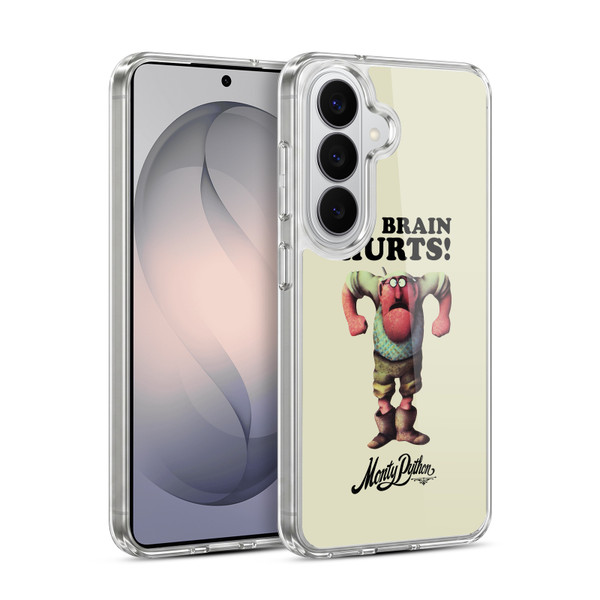 Monty Python Key Art My Brain Hurts Soft Gel Case for Samsung Galaxy S26 Plus