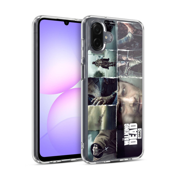 AMC The Walking Dead Logo Key Art Horizontal Soft Gel Case for Samsung Galaxy A07 4G