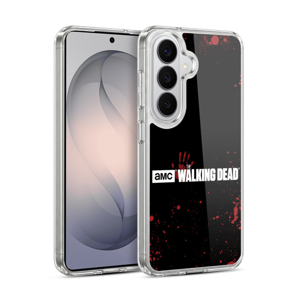 AMC The Walking Dead Logo Blood Black Soft Gel Case for Samsung Galaxy S26 Plus