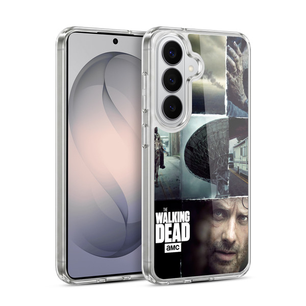 AMC The Walking Dead Logo Key Art Vertical Soft Gel Case for Samsung Galaxy S26 Plus