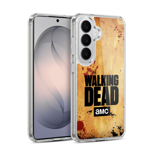 AMC The Walking Dead Logo Stacked Soft Gel Case for Samsung Galaxy S26 Plus