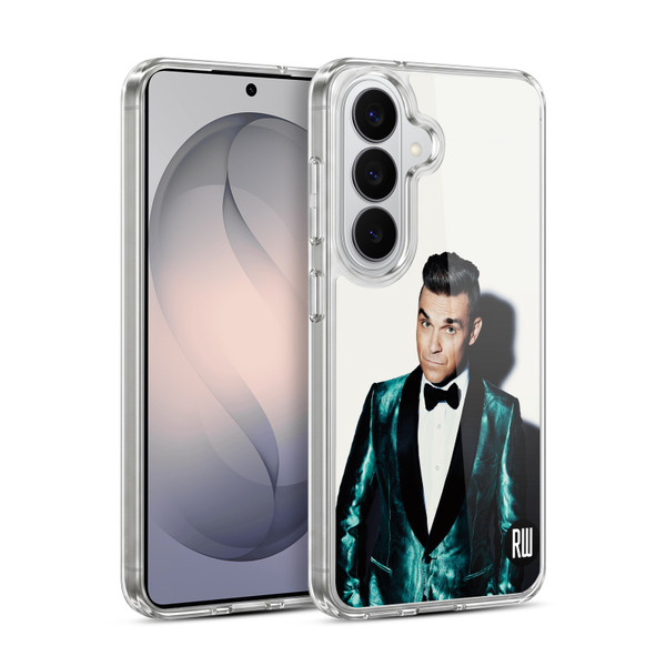 Robbie Williams Calendar White Background Soft Gel Case for Samsung Galaxy S26