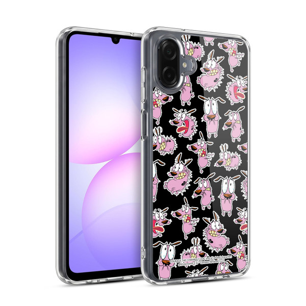 Courage The Cowardly Dog Graphics Pattern Soft Gel Case for Samsung Galaxy A07 4G