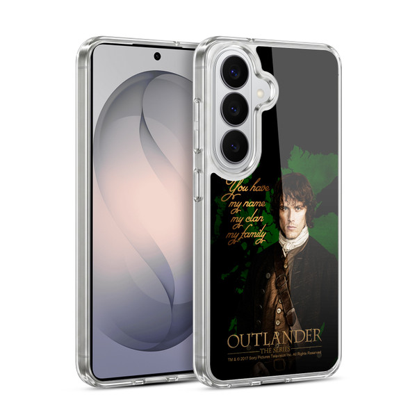 Outlander Portraits Jamie Soft Gel Case for Samsung Galaxy S26