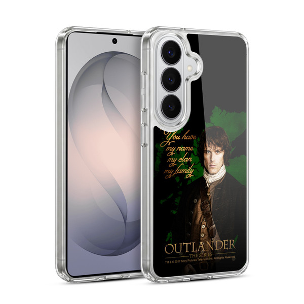 Outlander Portraits Jamie Soft Gel Case for Samsung Galaxy S26 Plus